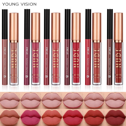 Pack lipstick liquide + lip liner mat