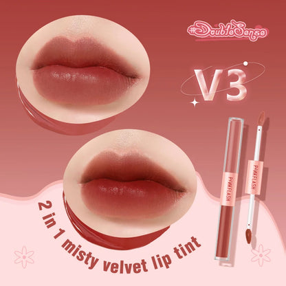 Lipstick liquide 2 en 1 mat/velour