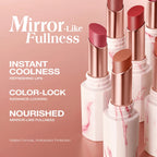 O.TWO.O Glossy Lipstick Lip Tint Mirror Ice-film 24h Moisturize Nourish Smooth Non-Sticky 3D Glossy Lip Glaze Lipstick Makeup