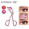 O.TWO.O Eyelash Curler Comb Eyelashes Fits All Eye Shapes Lash Lift Curling Clip Eye Makeup Tools With 1 Silicone Refill Pads