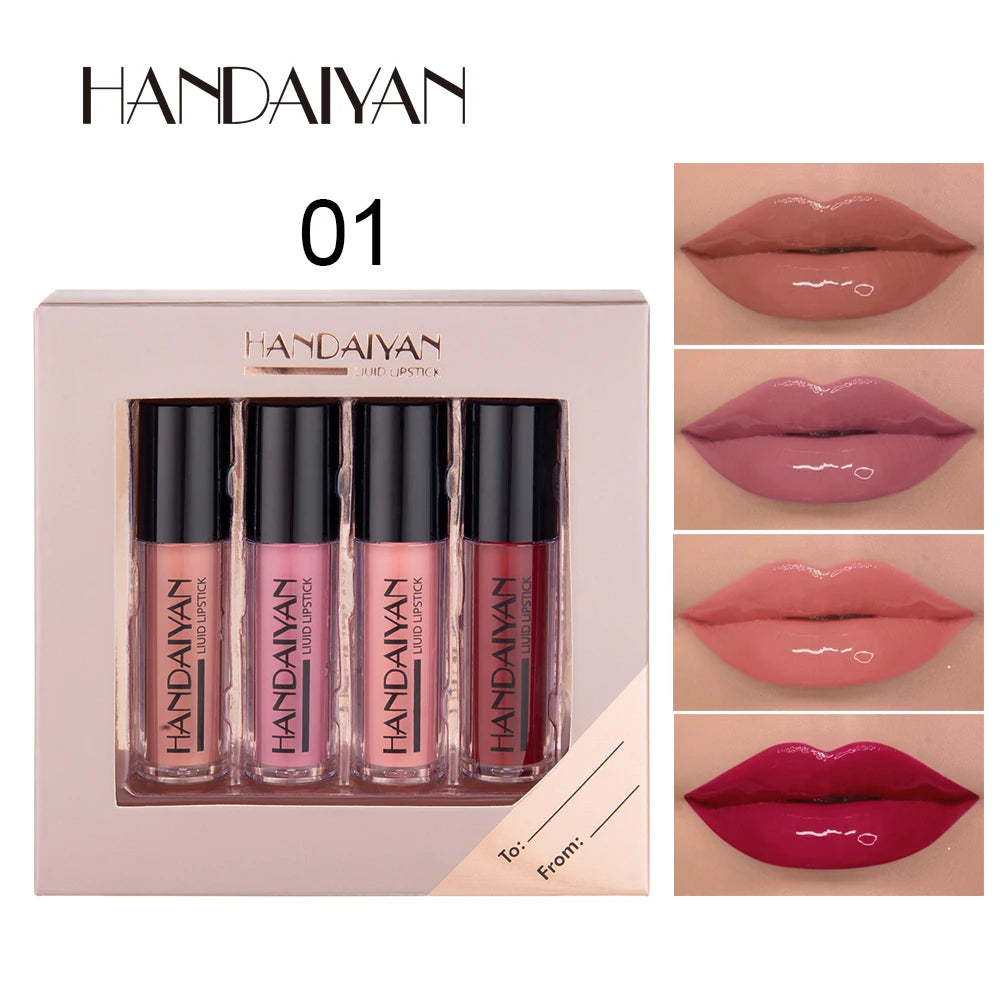 Coffret 4 lipsticks liquide mat