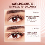 O.TWO.O Eyelash Curler Comb Eyelashes Fits All Eye Shapes Lash Lift Curling Clip Eye Makeup Tools With 1 Silicone Refill Pads