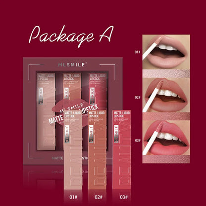 Pack 3 lipstick liquide mat